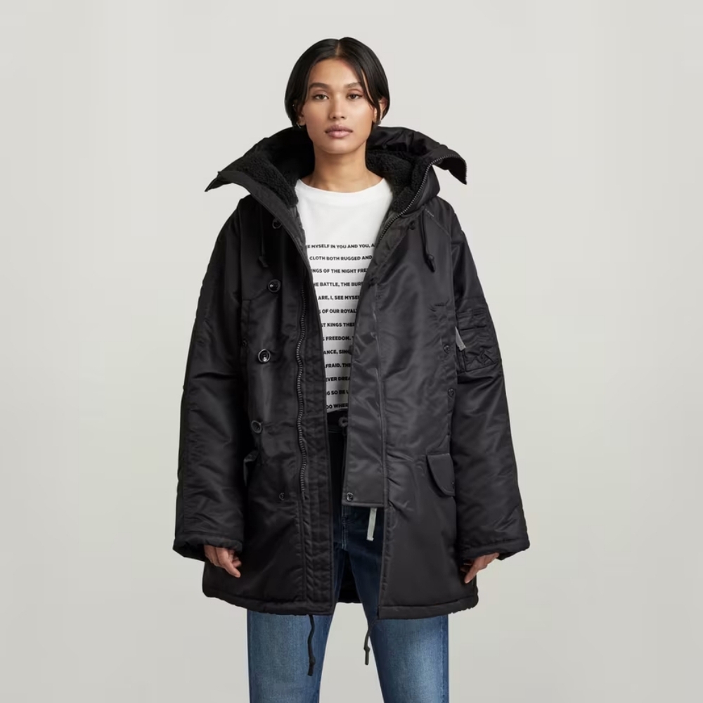 NWT G-Star Womens Air Force Parka OVERSIZED